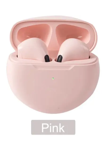 Pro 6 HiFi Bluetooth Earphone IPX5 Life Waterproof Wireless Headphones For iPhone Xiaomi Headset Dual Mic ht38 J6 Pro6 Earbuds