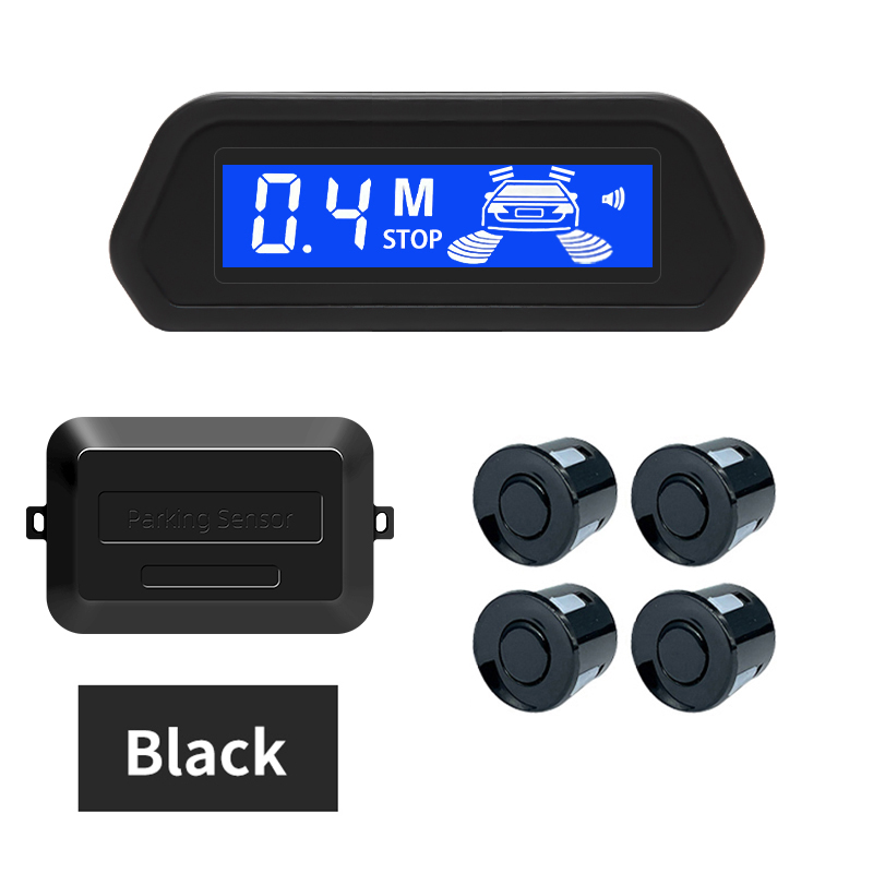 Hippcron Car Parking Sensor With Auto Parktronic Reverse LED Monitor 4 Sensors Radar Detector System Backlight Display
