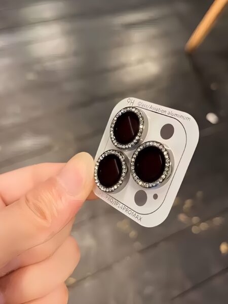 2-3Pc Fashion Pretty Shine Diamond Camera Lens Protector Case For iPhone  12 15  14 Pro Max Glitter Lens Glass Camera Cover Girl