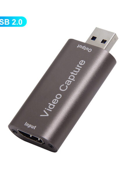 USB 2.0 Video Capture Card 4K HDMI-compatible Video Grabber Live Streaming Box Recording for PS4 XBOX Phone Game DVD HD Camera