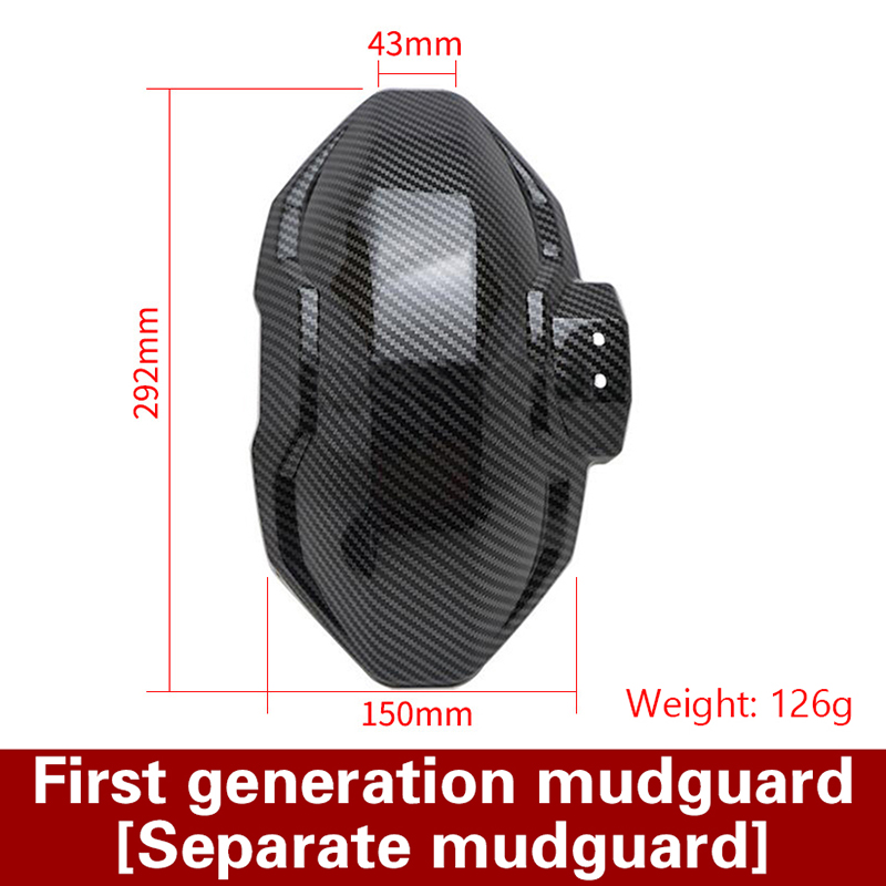 Motorcycle Fenders Carbon Fiber Textured Fenders Electric Vehicle Fenders Universal Carbon Fiber