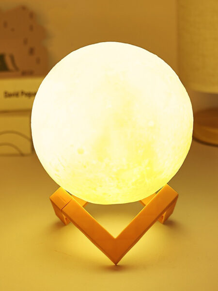 Children's Day Hand-painted Moon Light DIY Painted Materials Package Kindergarten Parent-child Activities Planet Night Light