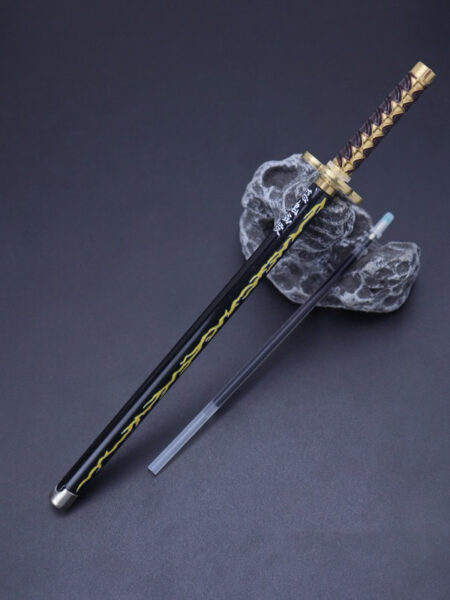 Japanese Anime Swords Gel-pen Cosplay Ninja Weapons Samurai Costumes Props Xmas Gifts Fans Collections