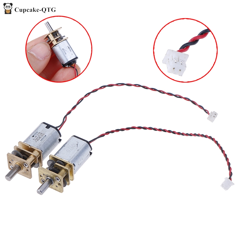 1pc DC 3V-6V 5V 55rpm Reduction Gearbox Slow Speed Micro N20 Full Metal Gear Motor