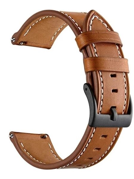 20 22mm Leather Watch Strap For Huawei GT4 Watch Band Bracelet For Xiaomi Mi Watch S1 2 For Amazfit GTR 4 Replacement Wristbands