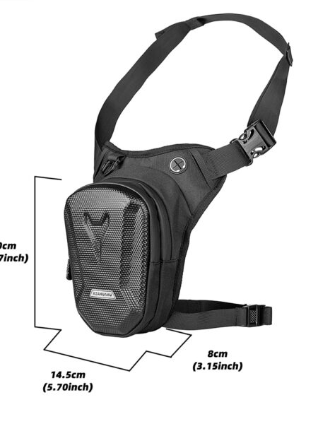 Tactical Travel Bag Waterproof Motorcycle Waist Leg Bag Men Hip Bum Pack Leg Side Bag Ride Bags Outdoor Casual Fanny Pack Bag