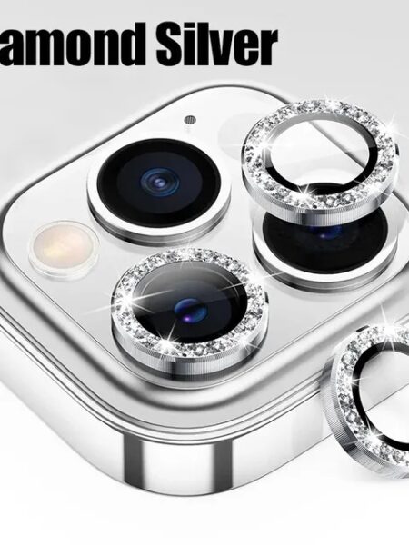 3Pcs Glitter Camera Lens Protection For Iphone 15 14 13 11 Pro Max Plus On Iphone 12 13 11 Pro Max Lens Tempered Glass