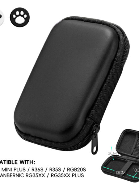 Data Frog Case for Anbernic RG35XX Plus Miyoo Mini Plus R36S R35S RGB20S XU10 Cases EVA Cover Protable Bag Gaming Accessories