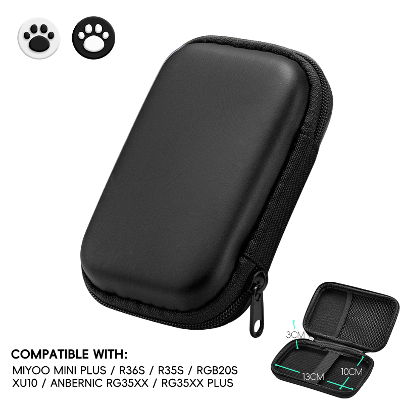 Data Frog Case for Anbernic RG35XX Plus Miyoo Mini Plus R36S R35S RGB20S XU10 Cases EVA Cover Protable Bag Gaming Accessories