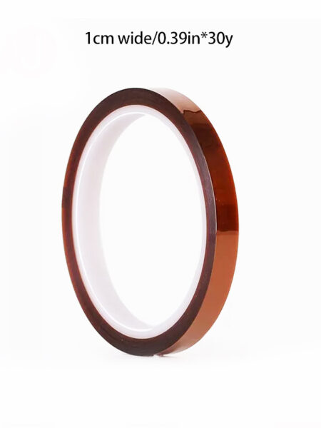 30m Long Gold Finger High Temperature Resistant Tape Polyimide Tape Multi Size Pet Anti Static Lithium Battery Insulation Tape