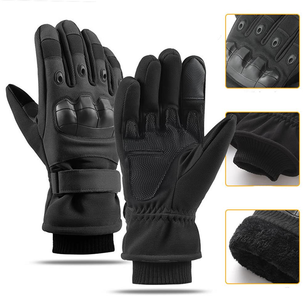 Winter Cold-proof Motorcycle Gloves Full Finger Military Glove Non-slip Outdoor Sport Glove Motocross Protective Glove For Men