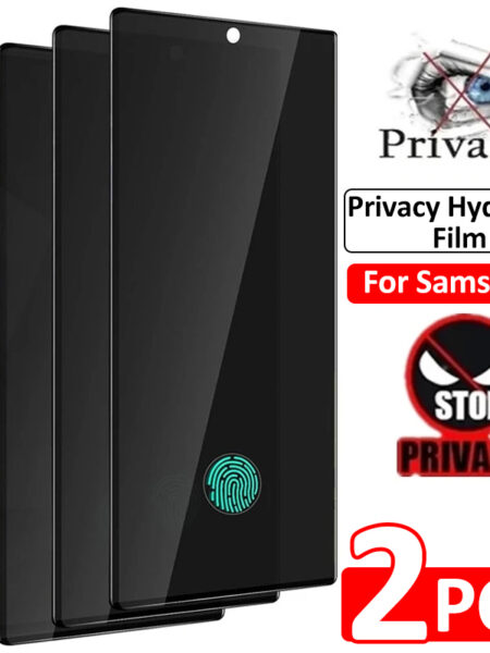 2pcs Privacy Hydrogel Film Screen Protector for Samsung Galaxy A54 A53 A52 A52S A51 S20 S21 S22 S23 S24 Ultra S20 S21 S23 FE