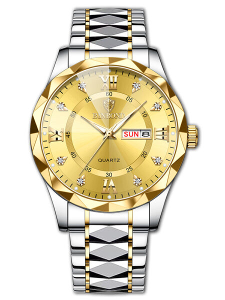 BINBOND Top Brand Luxury Fashion Watch Men Waterproof Week Date Clock Sport Watch Men Quartz Wristwatch Relogio Masculino B2521