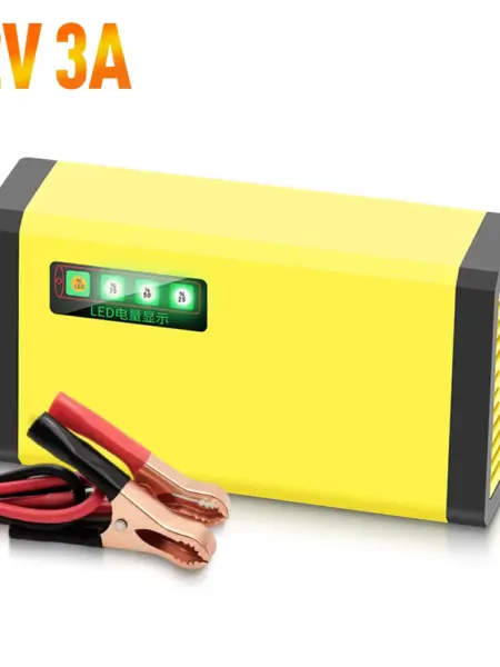 Car Battery Charger 10A 12V Automotive Battery Charger 24V 5A Car Accesorries Digital Display Detection Pulse Repair Car Charger