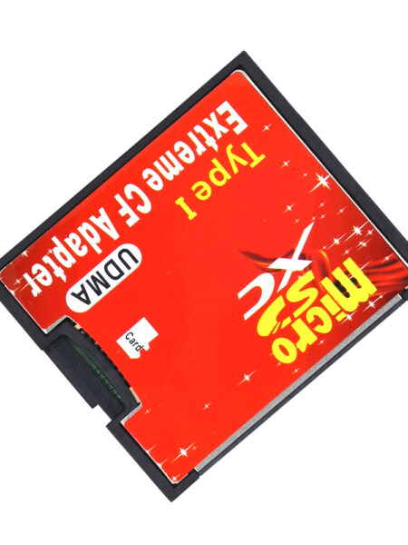 TISHRIC Micro SD TF to CF Card Adapter For MicroSD/HC to Compact Flash Type I Memory Card Reader Converter For Camera