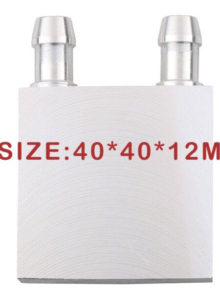 Aluminum CPU Radiator Cooler Water Cooling Heatsink Block Waterblock Liquid Cooler For PC Laptop CPU GPU 40mm*40/80/120/200mm
