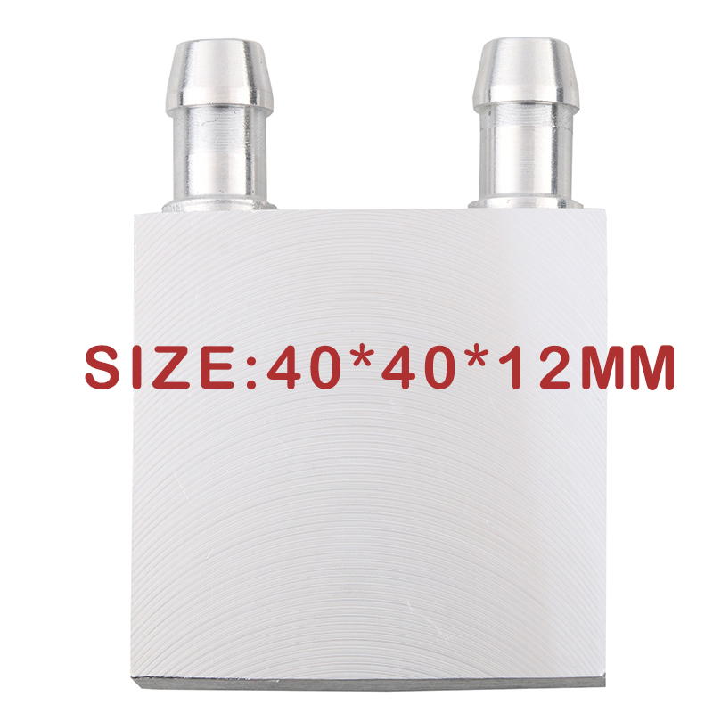 Aluminum CPU Radiator Cooler Water Cooling Heatsink Block Waterblock Liquid Cooler For PC Laptop CPU GPU 40mm*40/80/120/200mm