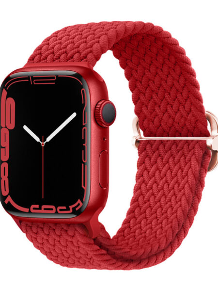 Braided Solo Loop For Apple watch Ultra band 40mm 44mm 41mm 38mm 49mm 45mm Elastic Nylon bracelet iWatch series 9 8 7 3 se strap
