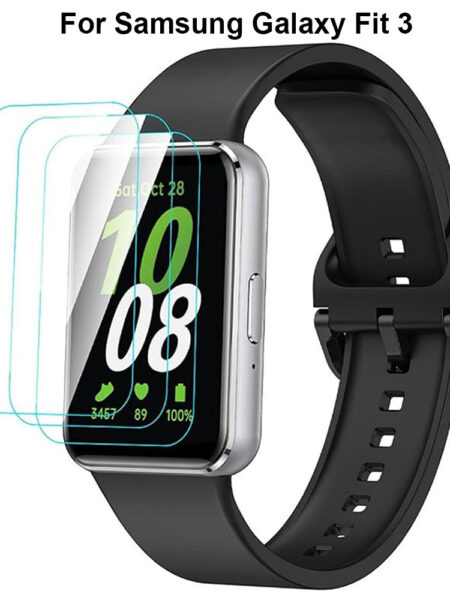 Hydrogel Film For Samsung Galaxy Fit 3 Anti-scratch Soft TPU Clear Smartwatch Screen Protector For Samsung Galaxy Fit3 Not Glass