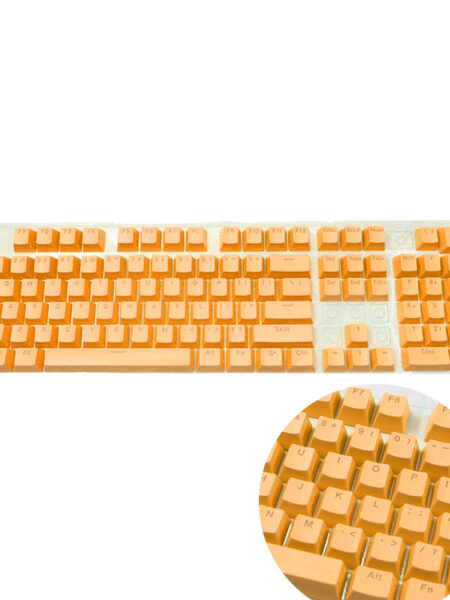 104pcs Universal Mechanical Keyboard Keycaps Ergonomic Blank Keycaps For Cherry MX Mechanical Keyboard Replacement Backlit Key