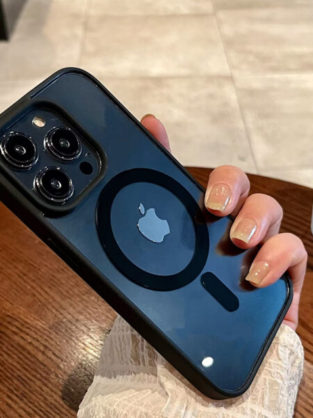 Luxury Magnetic Wireless Charge For Magsafe Case For iPhone 15 14 13 12 11 Pro XR XS Max Shockproof Soft Bumper Cover Clear Case