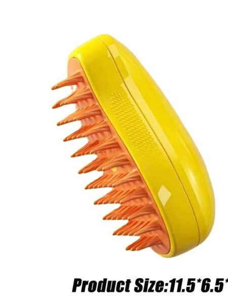Steamy Dog Brush Electric Spray Cat Hair Brush 3 in1 Dog Steamer Brush for Massage Pet Grooming Removing Tangled and Loose Hair