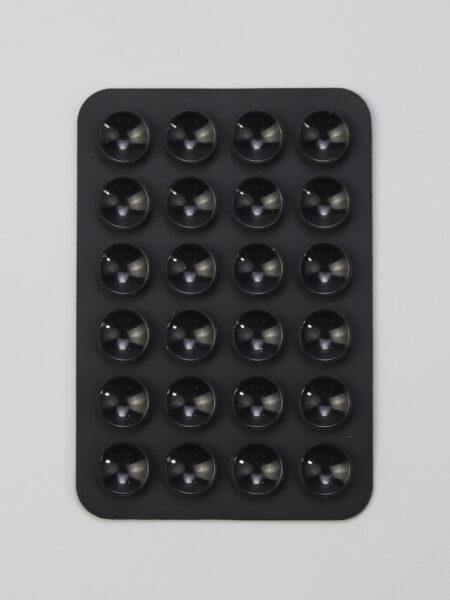 JCD 10pcs  Suction Cup Wall Stand Mat Multifunctional Silicone Leather Square Phone Case Anti-Slip Holder Mount Suction Cups