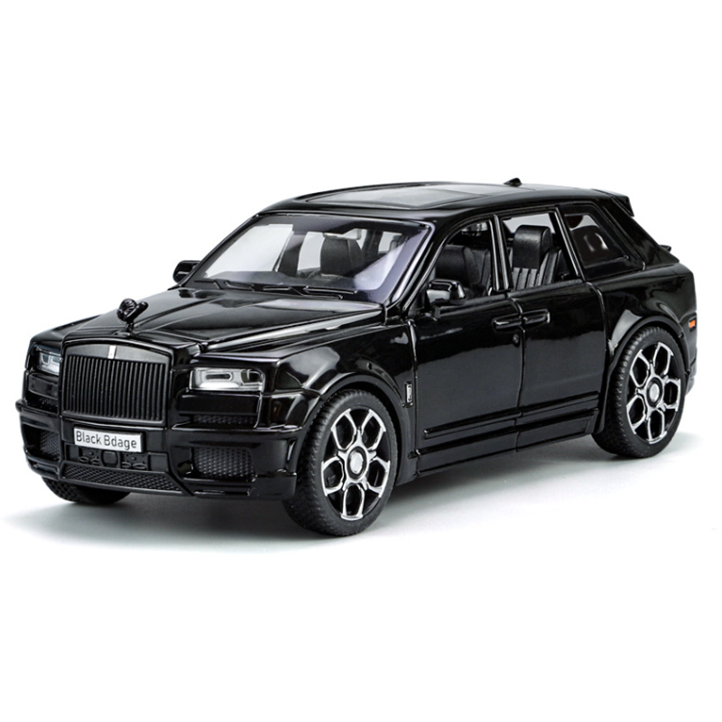 1:32 Rolls Royce SUV Cullinan Alloy Car Model Diecasts Metal Toy Car Model Simulation Sound and Light Collection Childrens Gifts