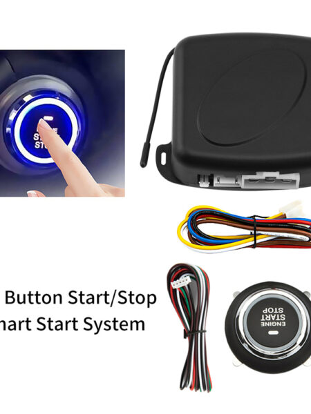 Car Alarm Remote Control PKE Car Keyless Entry Engine Start Alarm System Push Button Remote Starter Stop Auto