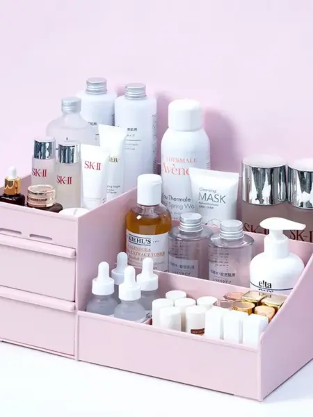 Make Up Case Jewelry Container Box Makeup Organizer Drawers Plastic Cosmetic Storage Box Makeup Brush Holder Organizers