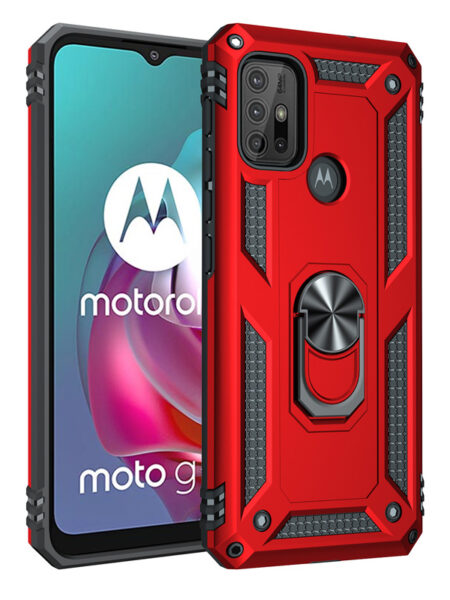 Shockproof Armor For Motorola Moto G10 G20 G30 G50 G60 G51 G52 G22 G31 G41 G82 G71S G200 G100 Phone Case Ring Holder Back Cover