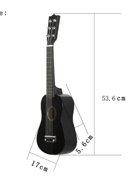 Basswood Guitar Ukulele 6 Strings Musical Instruments Kids Playing Educational Toys Gift for Beginner Music Lover