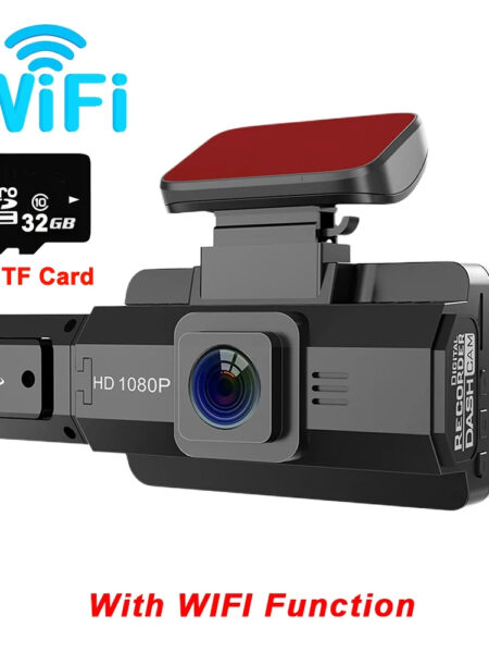 2K 1440P 3Inch Dash Cam For Cars Inside Video Recorder Car WIFI Camera for Vehicle Night Vision Car DVR Black Box Car Assecories
