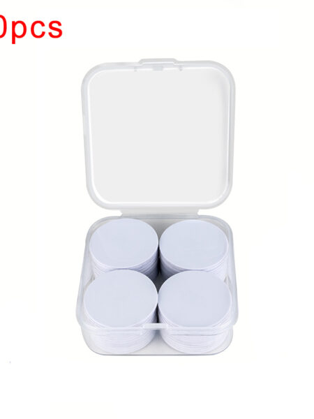 20pcs/50pcs 13.56MHz Ntag215 Coins Cards With Adhesive Backing 504 Bytes ISO/IEC 14443 A 25mm Waterproof PVC Ntag 215 NFC Tag