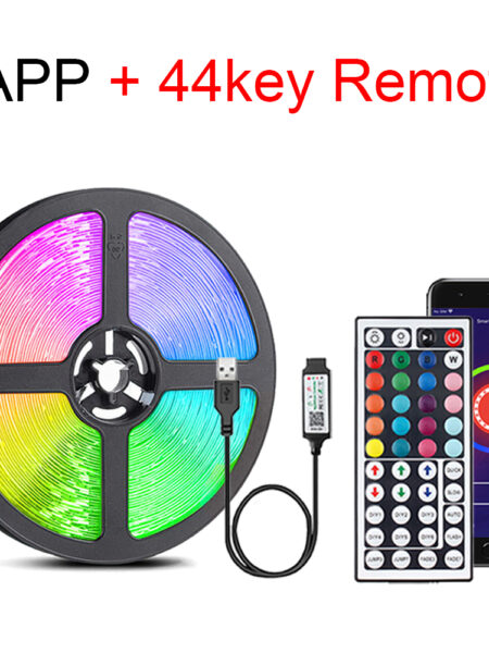 Led Lights for Room RGB 5050 Led Strip with Remote Control Color Changing RGB Tape Lights for Home Party Decoration TV Backlight