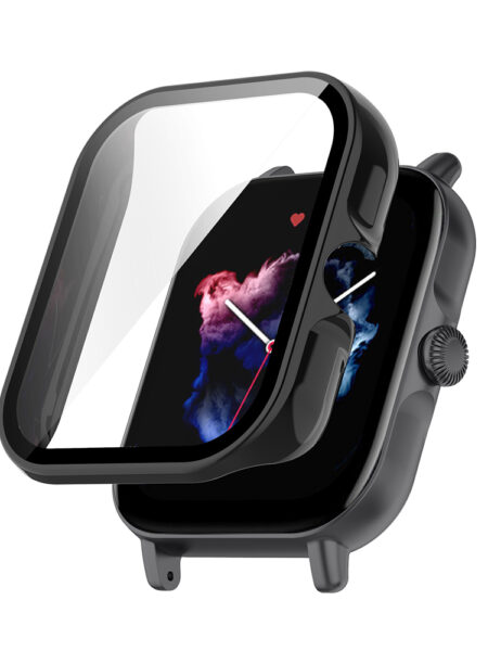 PC Case+Tempered Glass For Amazfit GTS 4/GTS 4 Mini Screen Protector Smartwatch Protective Cover For Amazfit GTS 3 Case Bumper