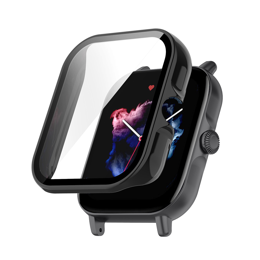 PC Case+Tempered Glass For Amazfit GTS 4/GTS 4 Mini Screen Protector Smartwatch Protective Cover For Amazfit GTS 3 Case Bumper