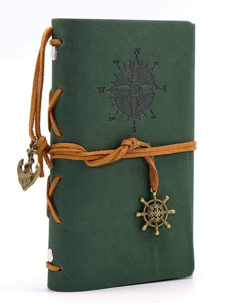 Retro Notebook Traveler Diary Leather Soft Cover Small Size 13x9cm Replaceable Kraft Paper Inner Notebooks & Notepads