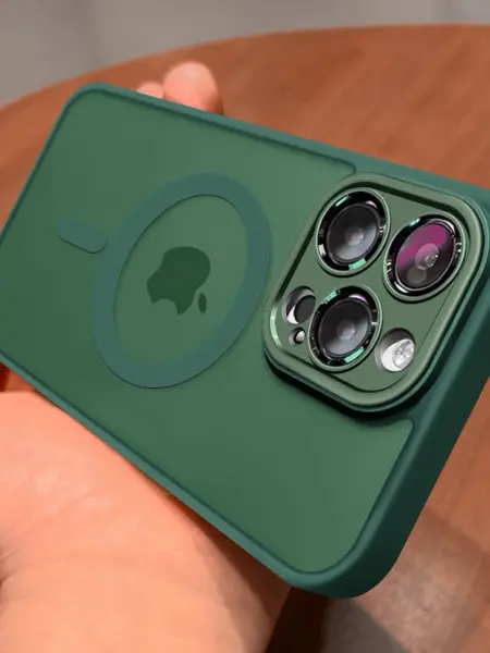 Magnetic Luxury Matte Translucent Armor Shockproof Case For iPhone 14 13 12 11 15 Pro Max Plus For Magsafe Wireless Charge Cover