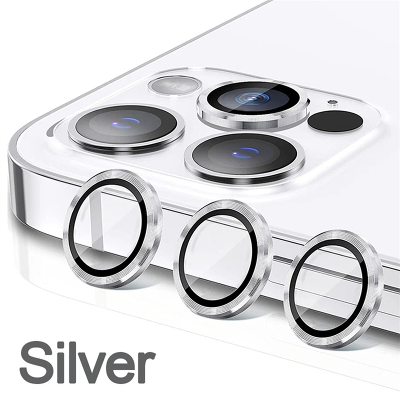 Metal Camera Lens Protector for iPhone 15 14 13 12 11 Pro Max 14 15 Plus 13 12 Mini Camera Lens Glass for iPhone 14 15 Pro Max