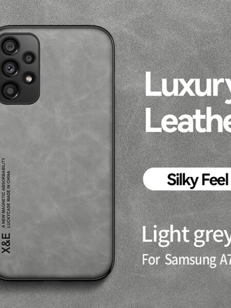 Magnetic Sheepskin Leather Case For Samsung Galaxy A50 A72 A71 A51 A52 A22 A31 A12 A53 A13 A33 A73 A14 A54 A34 A24 A23 A55 Cover