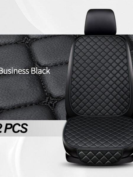 PU Leather Car Seat Cover Universal Seat Cushion Auto Chair Protective Cover Auto Protector Pad with Storage Pocket