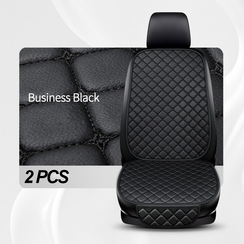 PU Leather Car Seat Cover Universal Seat Cushion Auto Chair Protective Cover Auto Protector Pad with Storage Pocket