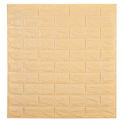 3MM 10/20PCS Self-adhesive 3D Brick Wallpaper PE Foam Wall Panels Stickers Waterproof Wallpaper Home Decoration