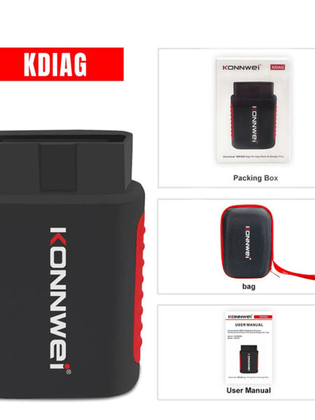 2024 KONNWEI KDIAG Full System Auto Scanner Reset SAS EPB Service ECU Programmer OBD OBD2 Car Diagnostic Tool pk Thinkdiag MINI