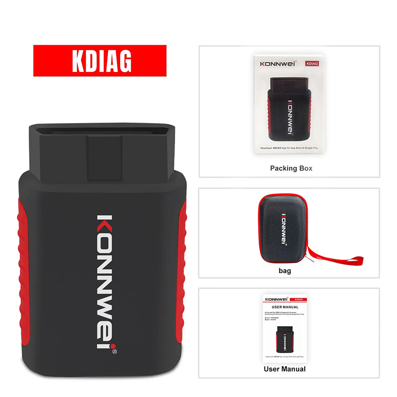 2024 KONNWEI KDIAG Full System Auto Scanner Reset SAS EPB Service ECU Programmer OBD OBD2 Car Diagnostic Tool pk Thinkdiag MINI