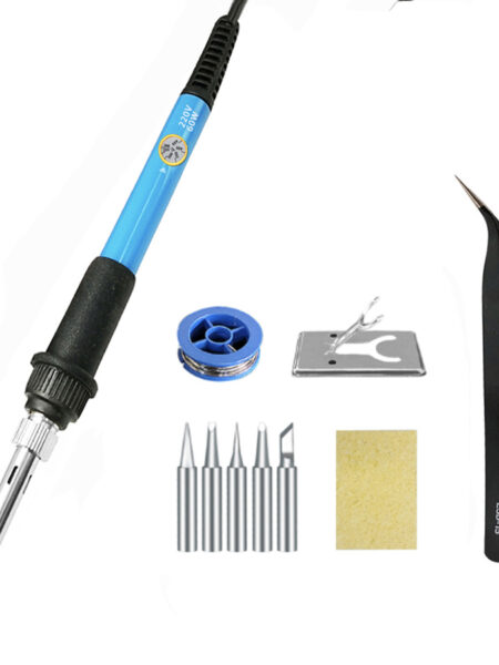60W Portable Electric Soldering Iron Welding Irons Temperature Adjustable  220V 110V Welding Rework Station Soldering Tips