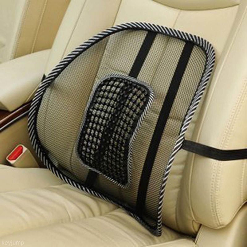 Car Seat Chair Back Cushion Mesh Lumbar Back Brace Car Seat Chair Cushion Massage Back Cushion Pad Support Home Office