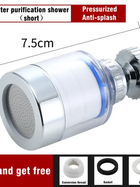 10pcs Faucet Water Filter Element Remove Chlorine Heavy Metals Filtered Showers Head Bath Filtration Purifier Soften Hard Water