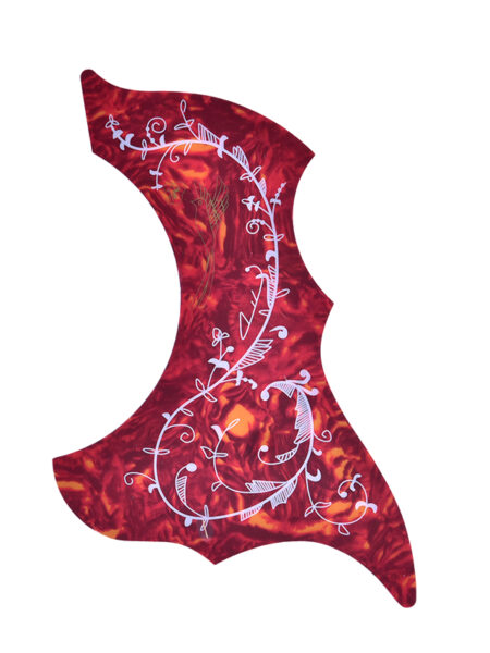 Sweep Guitar Guards Protective Stickers Anti-scratch Guitar Decorative Stickers Adhesive Pick Guard Sticker For Acoustic Guitar